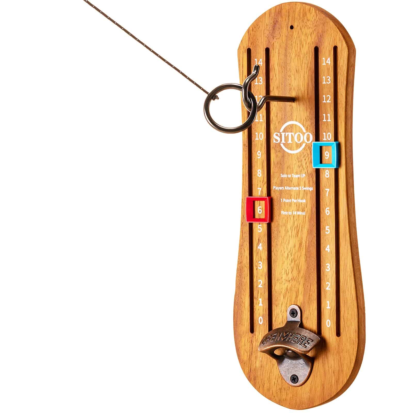 Juegos de Gancho y Anillo con Abrebotellas, Juego de Anillo