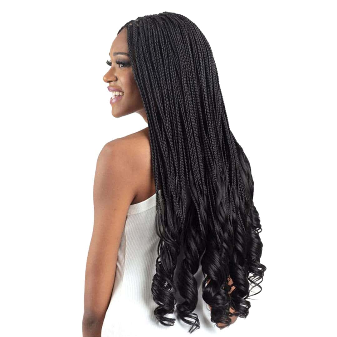 Trenzas FREETRESS 3X French Curl 22'' (Paquete de 5, 1B) - Imagen 7