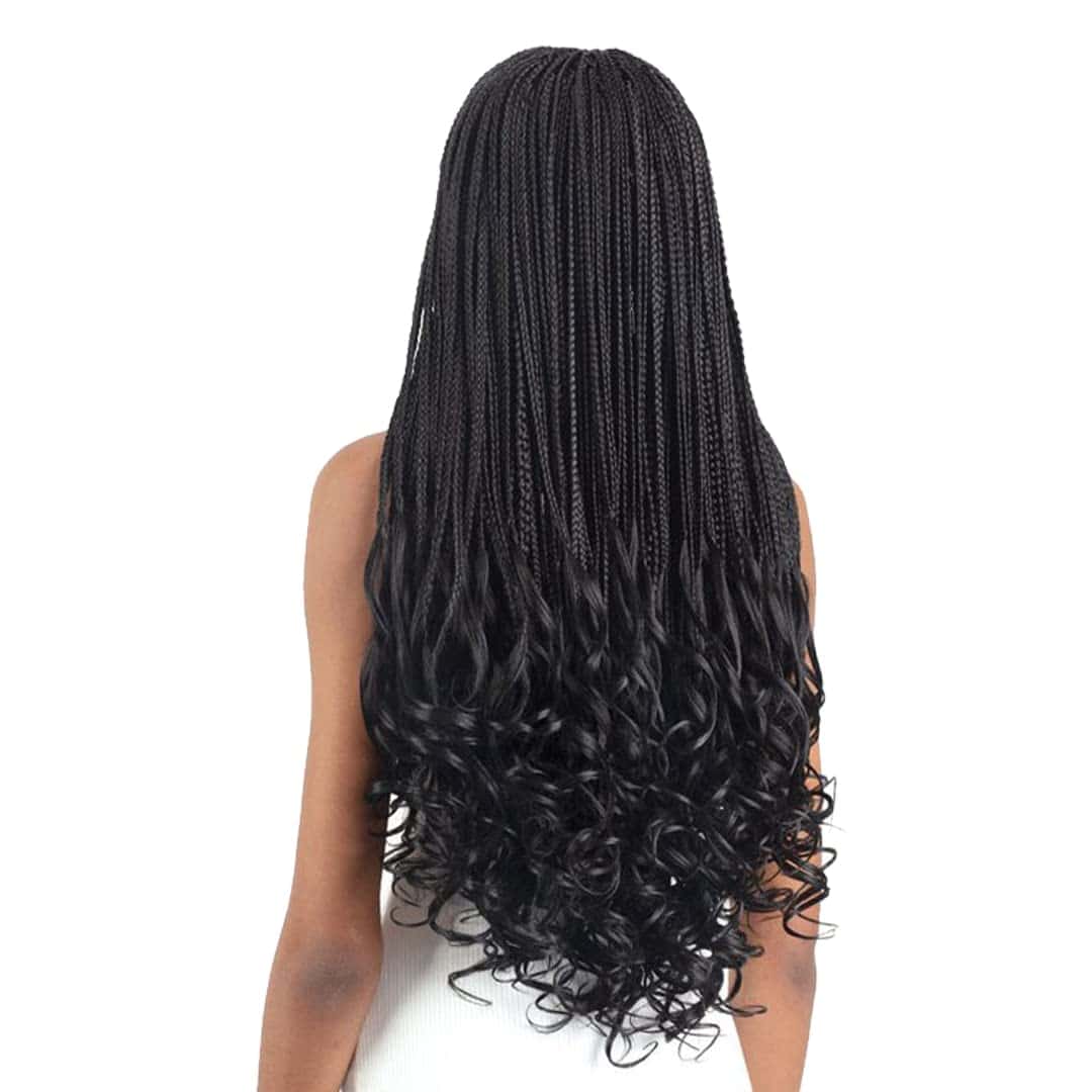 Trenzas FREETRESS 3X French Curl 22'' (Paquete de 5, 1B) - Imagen 8