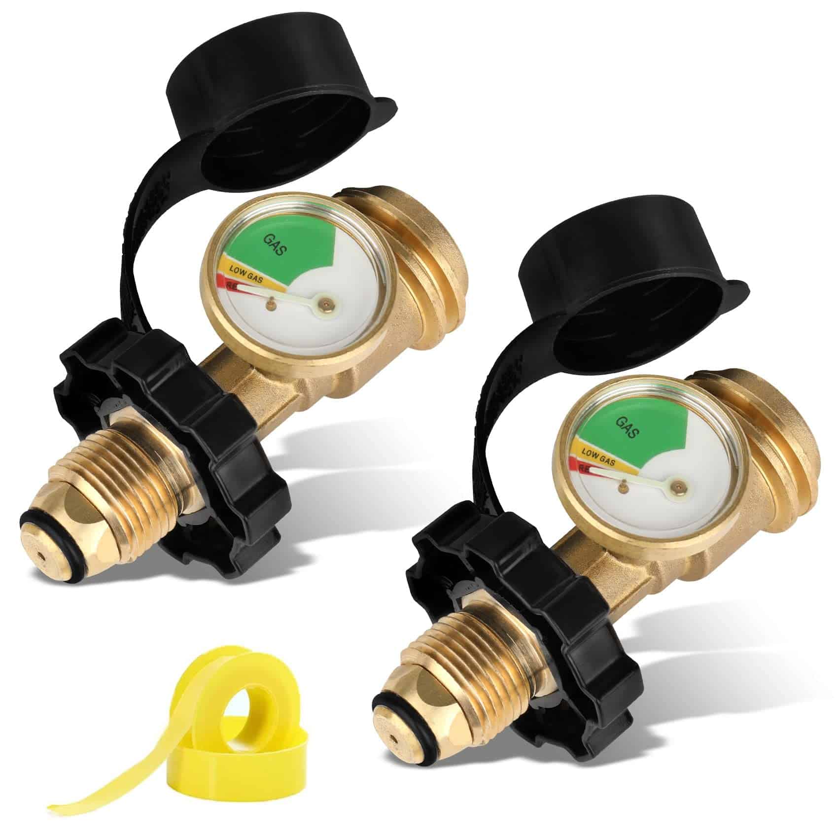 Adaptador de Tanque de Propano Aekops con Medidor Convierte