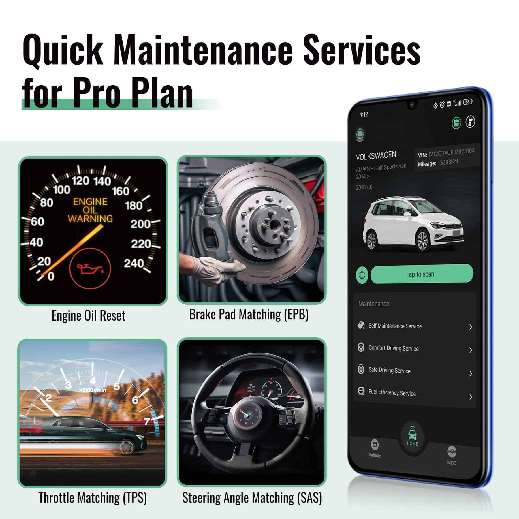 MotorSure OBD2 Escáner de Diagnóstico Bidireccional Lector - Imagen 6