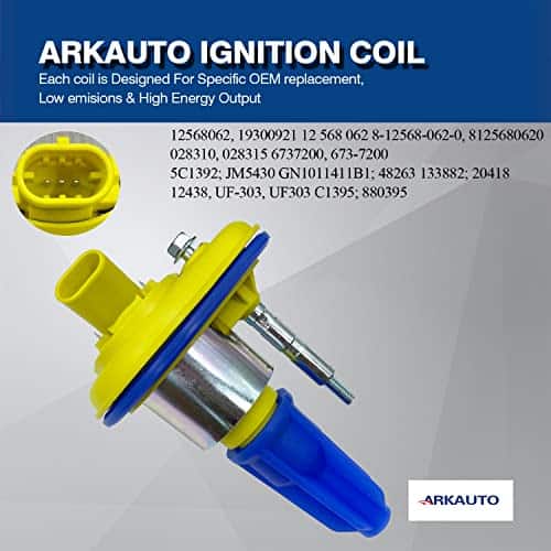 ARKAUTO BOBINA DE ENCENDIDO DE RENDIMIENTO 12568062 UF303 - Imagen 5