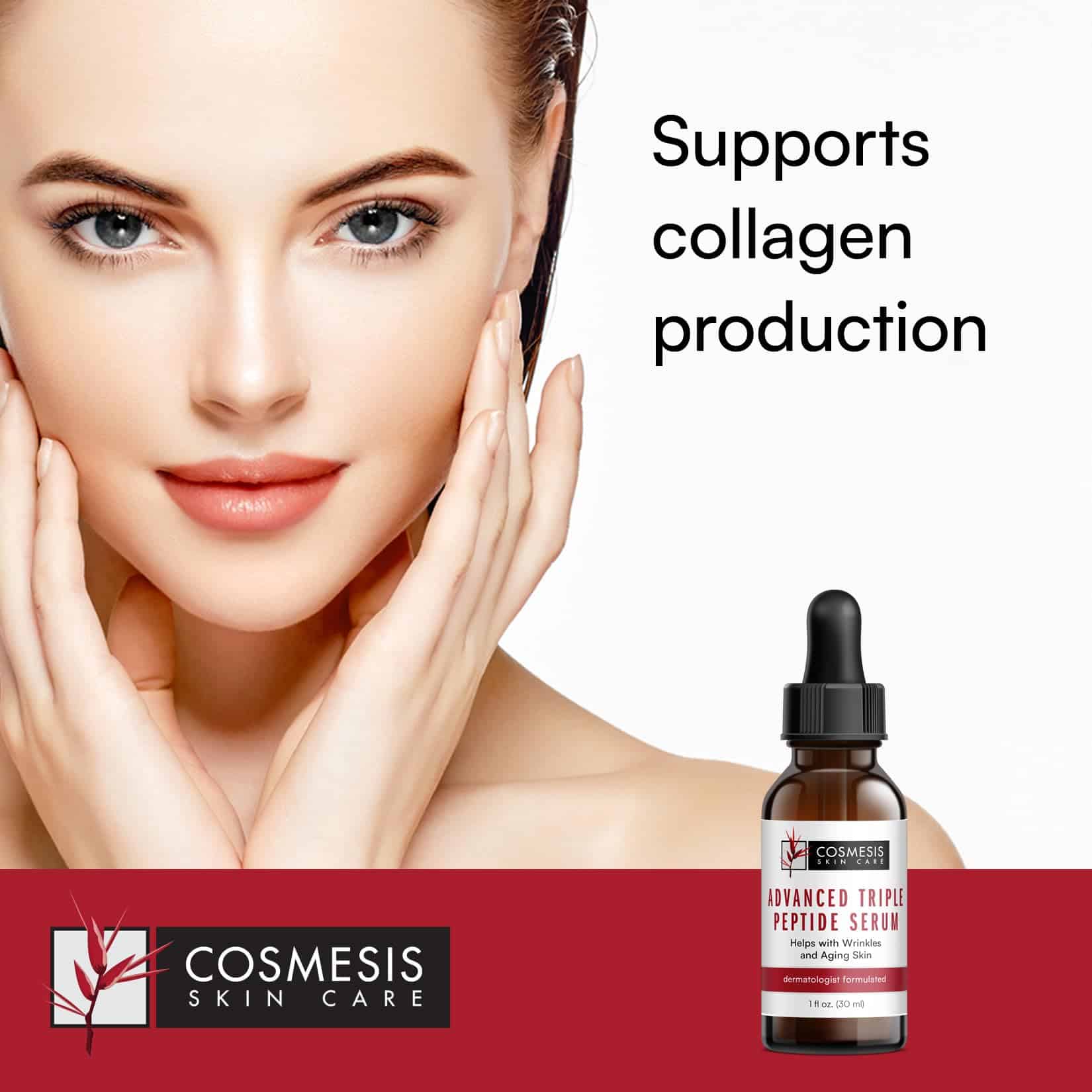 Suero Avanzado Triple Péptido - Reduce Arrugas, Apoya la - Imagen 3