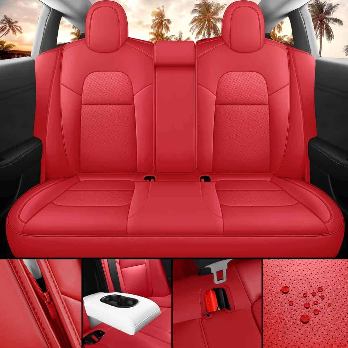 Cubiertas de Asiento para Tesla Model 3 2017 2018 2019 2020 - Imagen 6