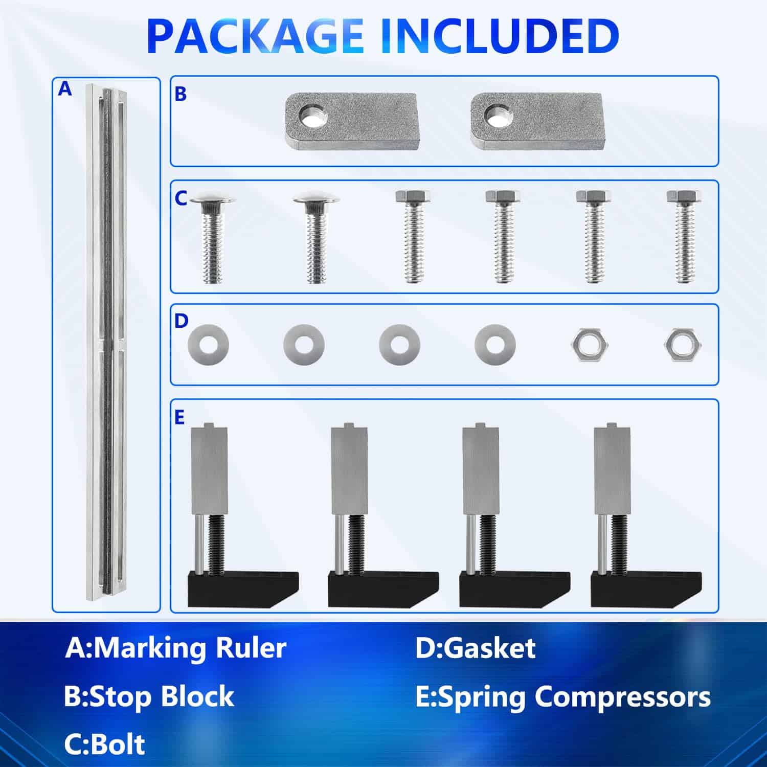 Herramienta Compresora de Resortes del Actuador del Motor - Imagen 6