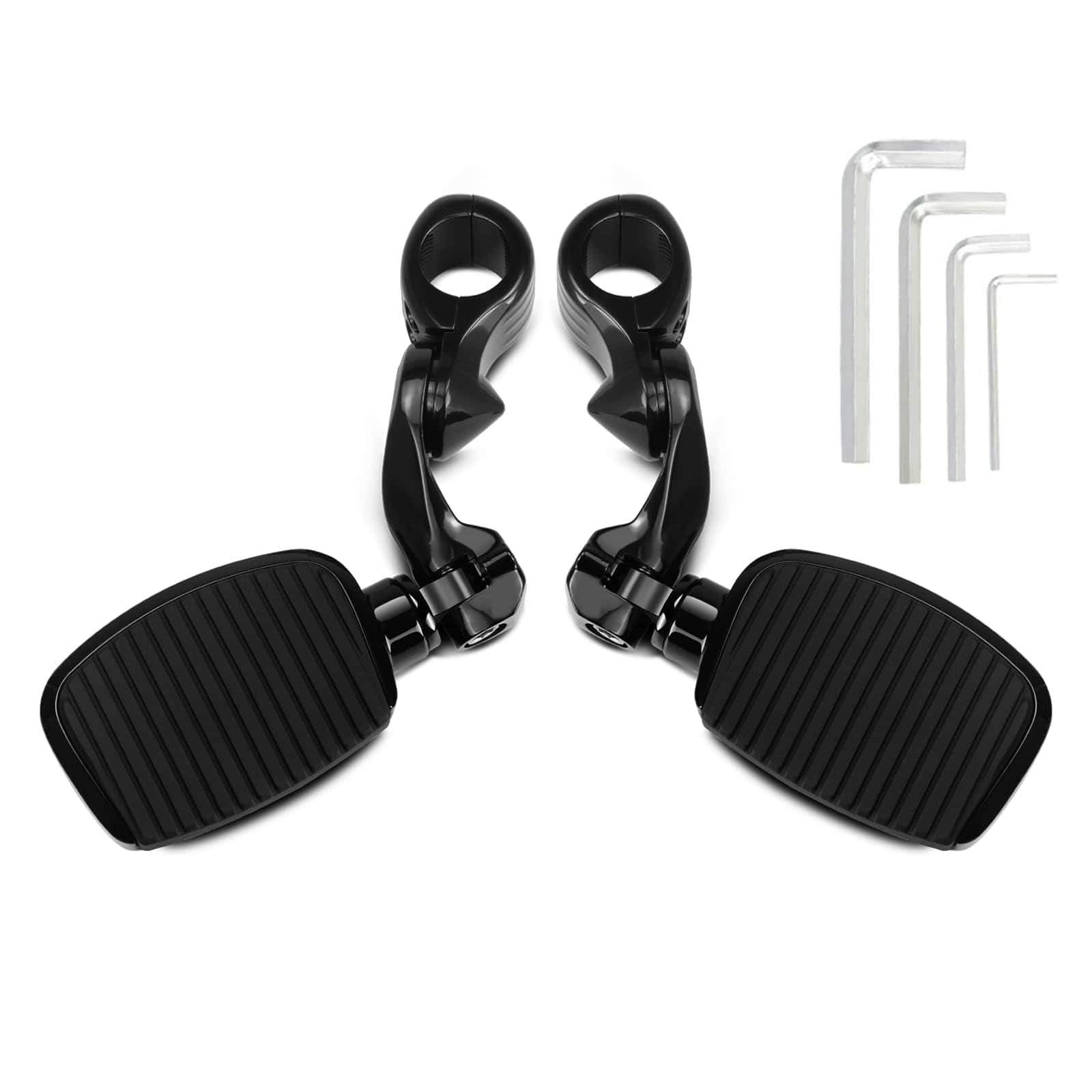 Kit de Montaje de Reposapiés Cortos Angulados y Pequeña