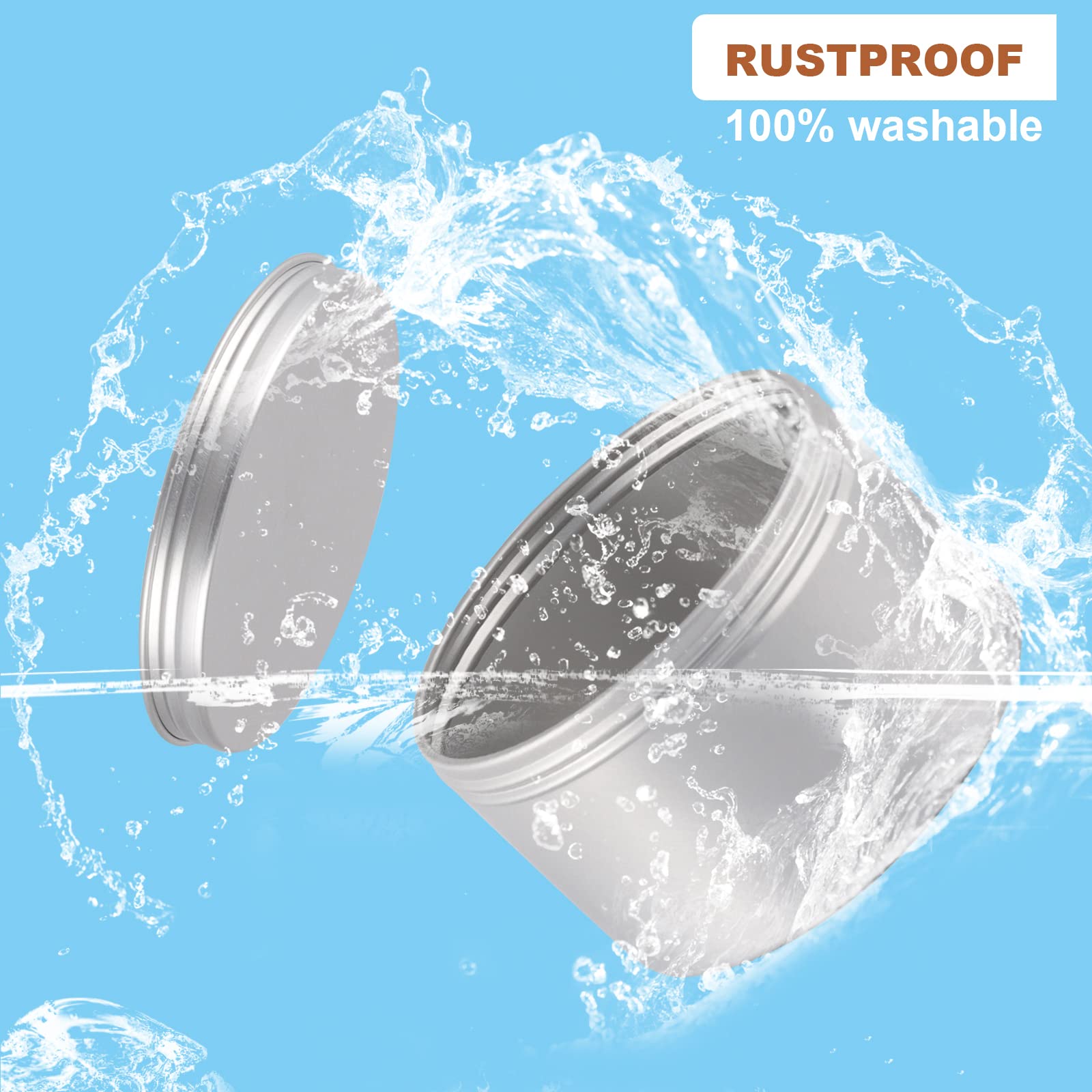 OBKJJ 42 Paquete de Latas Redondas con Tornillo de 7 Oz de - Imagen 6