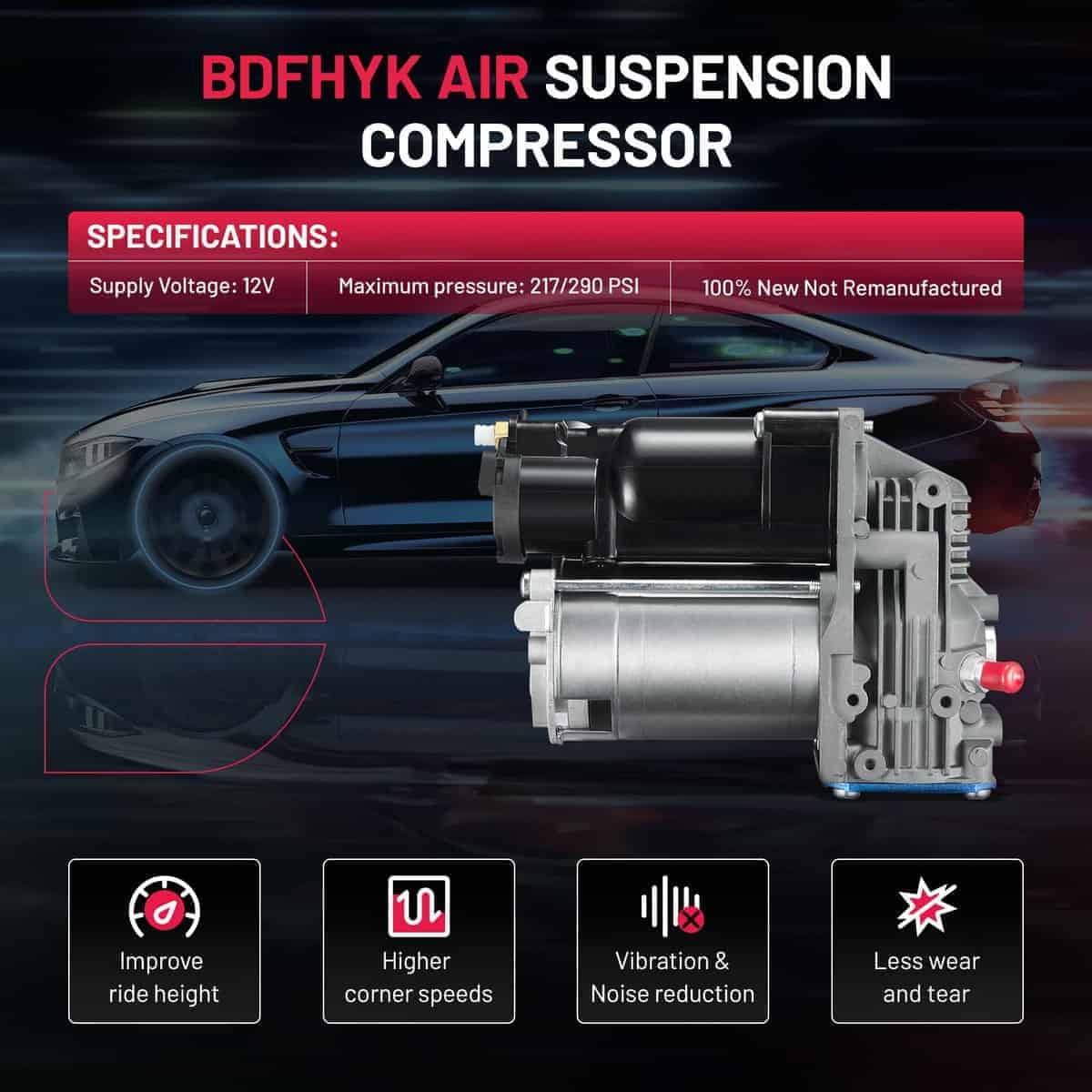 Compresor de Suspensión de Aire BDFHYK Compatible con - Imagen 3