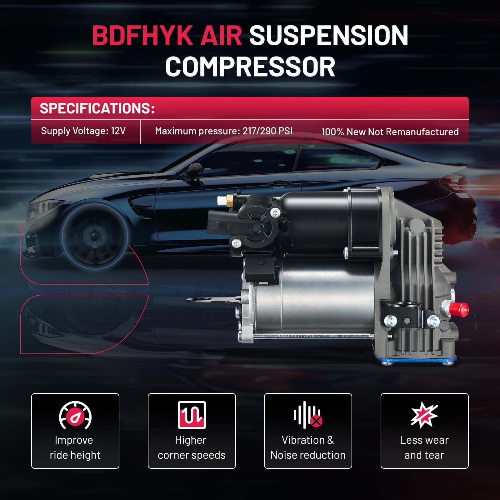 Compresor de Suspensión Neumática BDFHYK Compatible con - Imagen 3