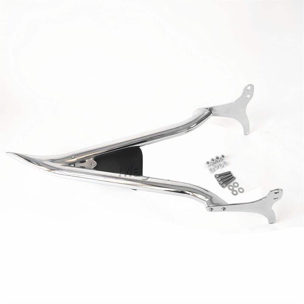 26" Sissy Bar Respaldo de Pasajero Trasero en Cromo - Imagen 9