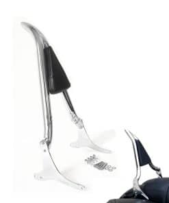 26" Sissy Bar Respaldo de Pasajero Trasero en Cromo