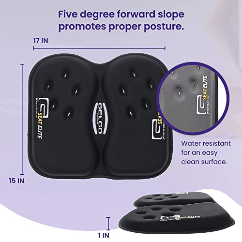 Cojín de asiento ortopédico de gel y espuma GSeat Elite - Imagen 5