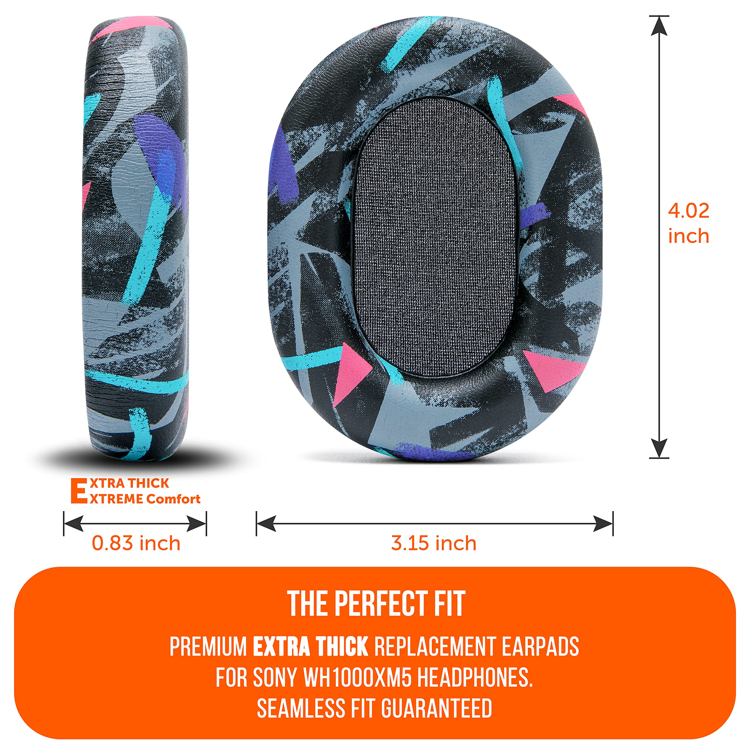 Almohadillas Extra Gruesas WC Wicked Cushions -90s Negro - Imagen 6