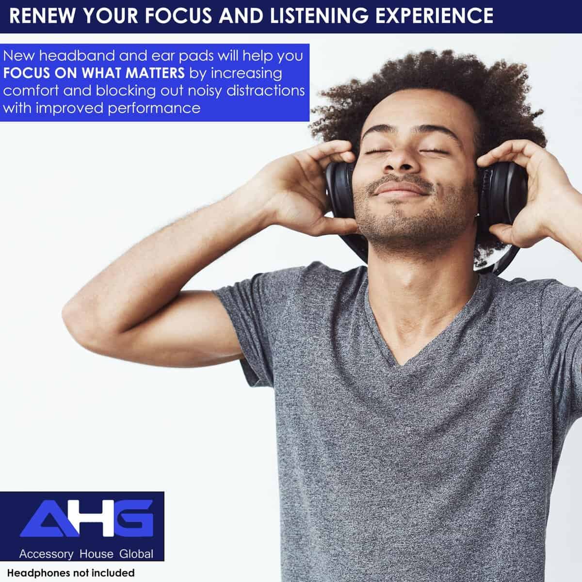 AHG Kit de Almohadillas para Oídos y Diadema Compatible con - Imagen 8