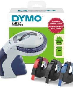 Máquina de etiquetado por relieve Dymo con 3 cintas de