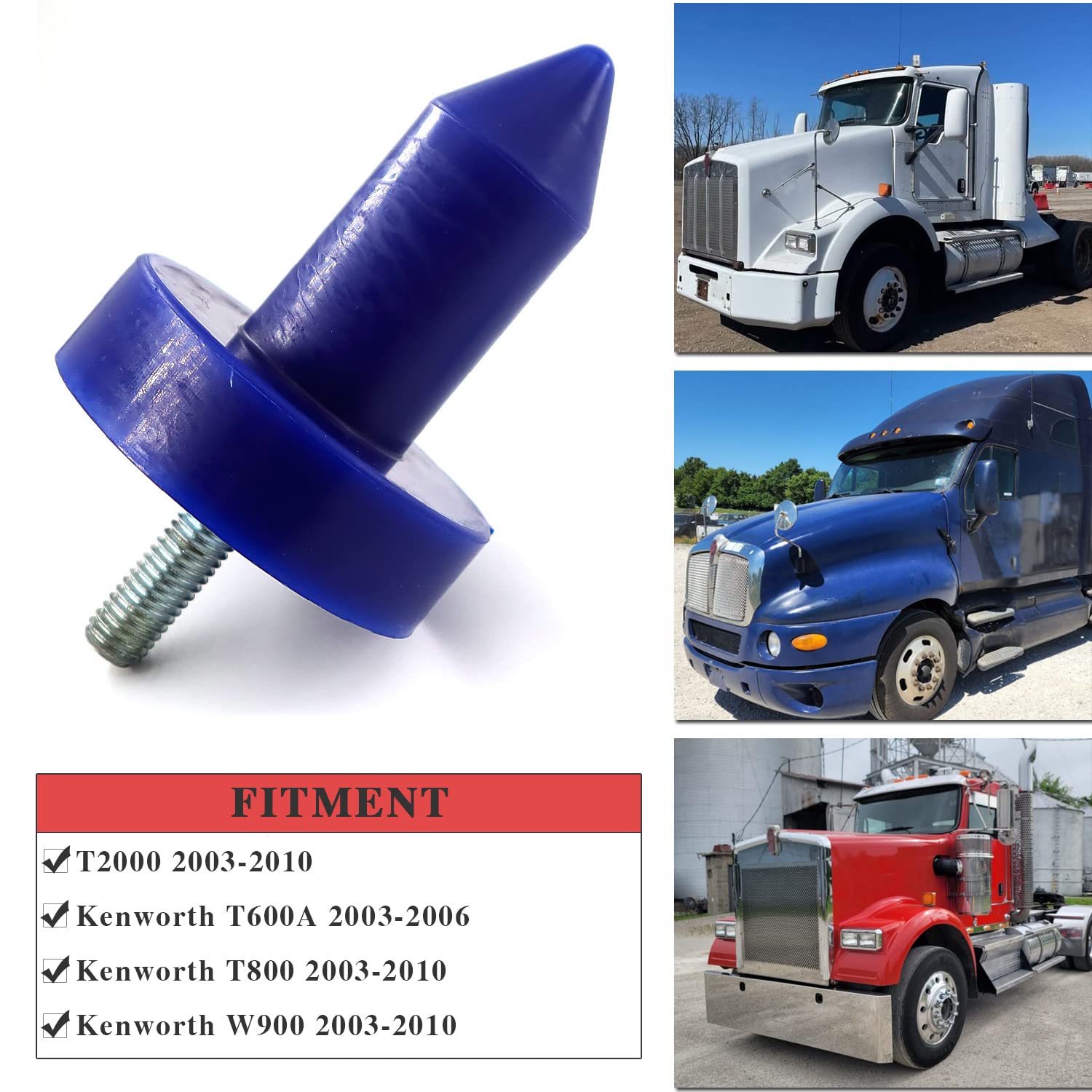 Kit de Buje de Capó Kenworth T2000 W900 T800 T600 Repuesto - Imagen 3