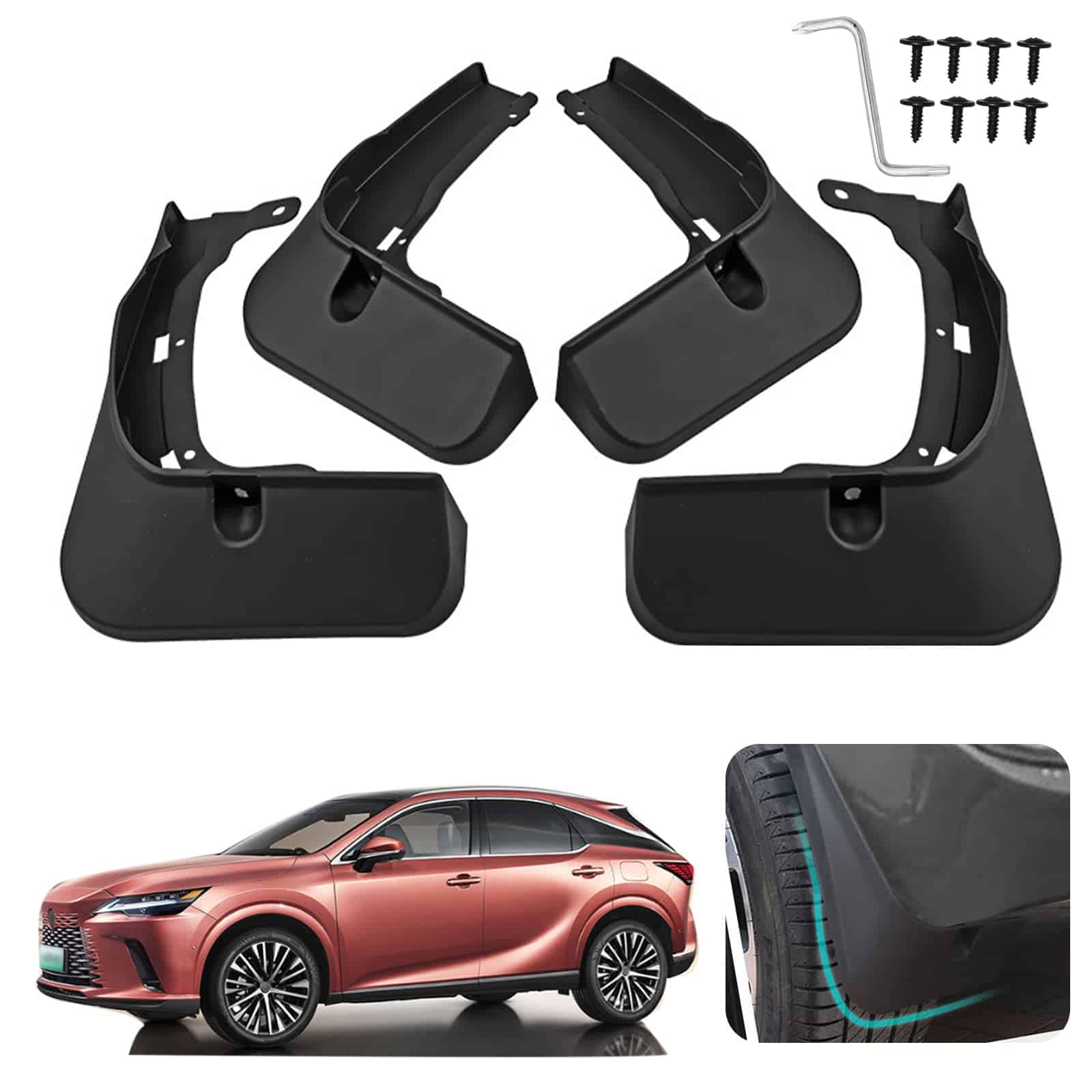 Juego de guardabarros a medida Actkill para Lexus RX 350