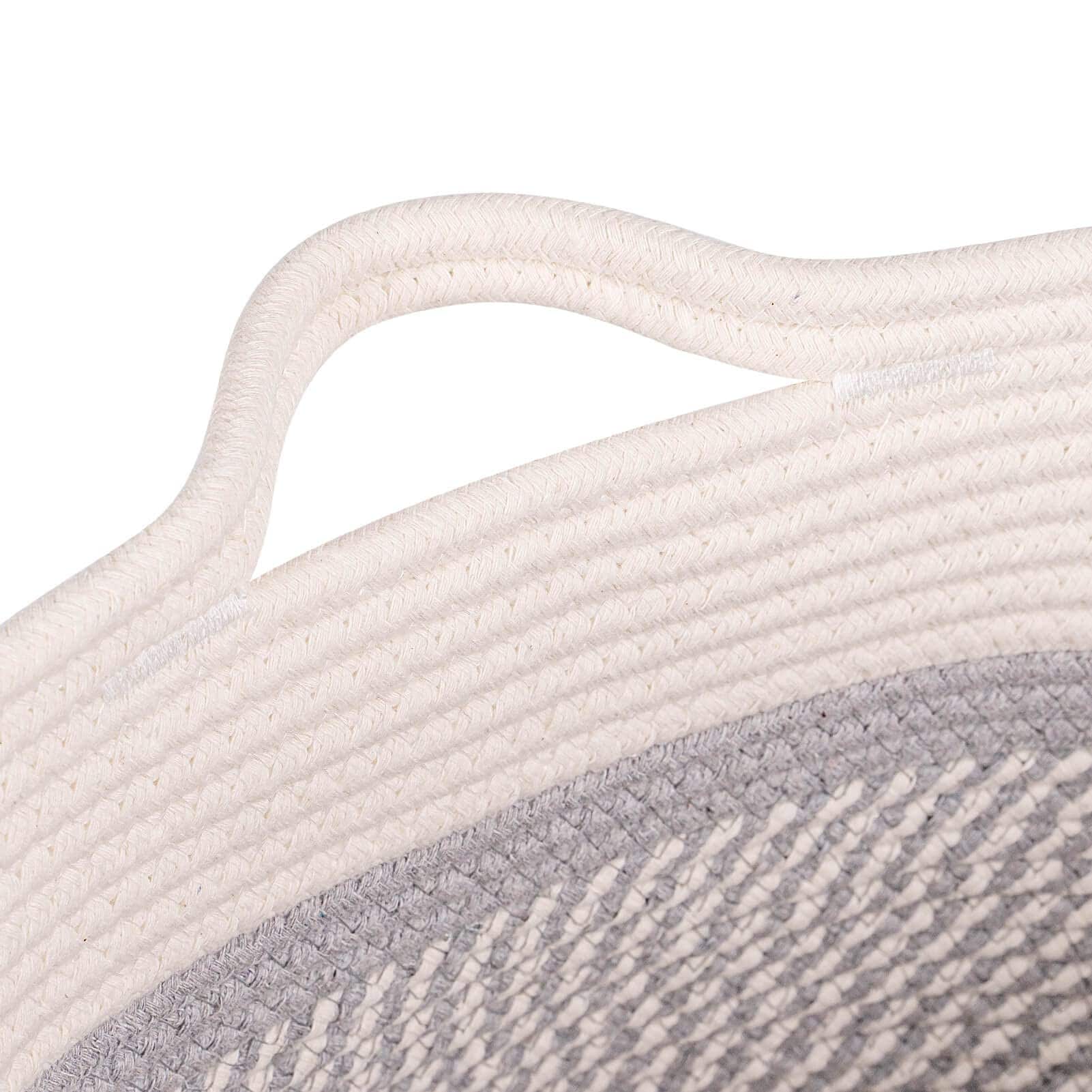 Canasta Tejida Mediana y Grande con Asas, Utilizada para - Imagen 6