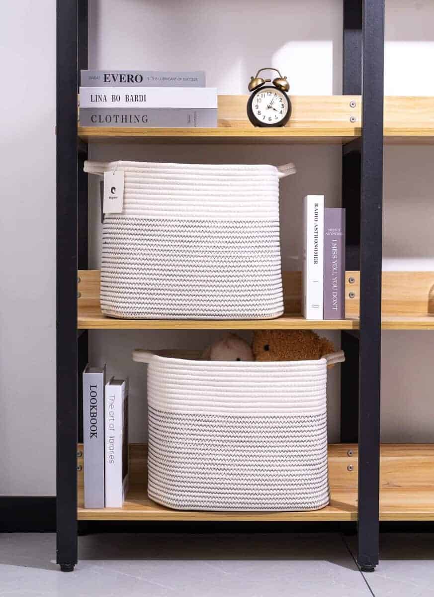 Canasta Tejida Mediana y Grande con Asa, Utilizada para - Imagen 8