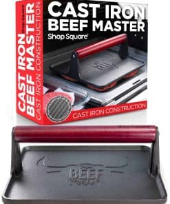 Prensa de Parrilla de Hierro Fundido Beef Master - XL