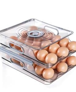 Porta huevos para refrigerador, Contenedor de 36 huevos con