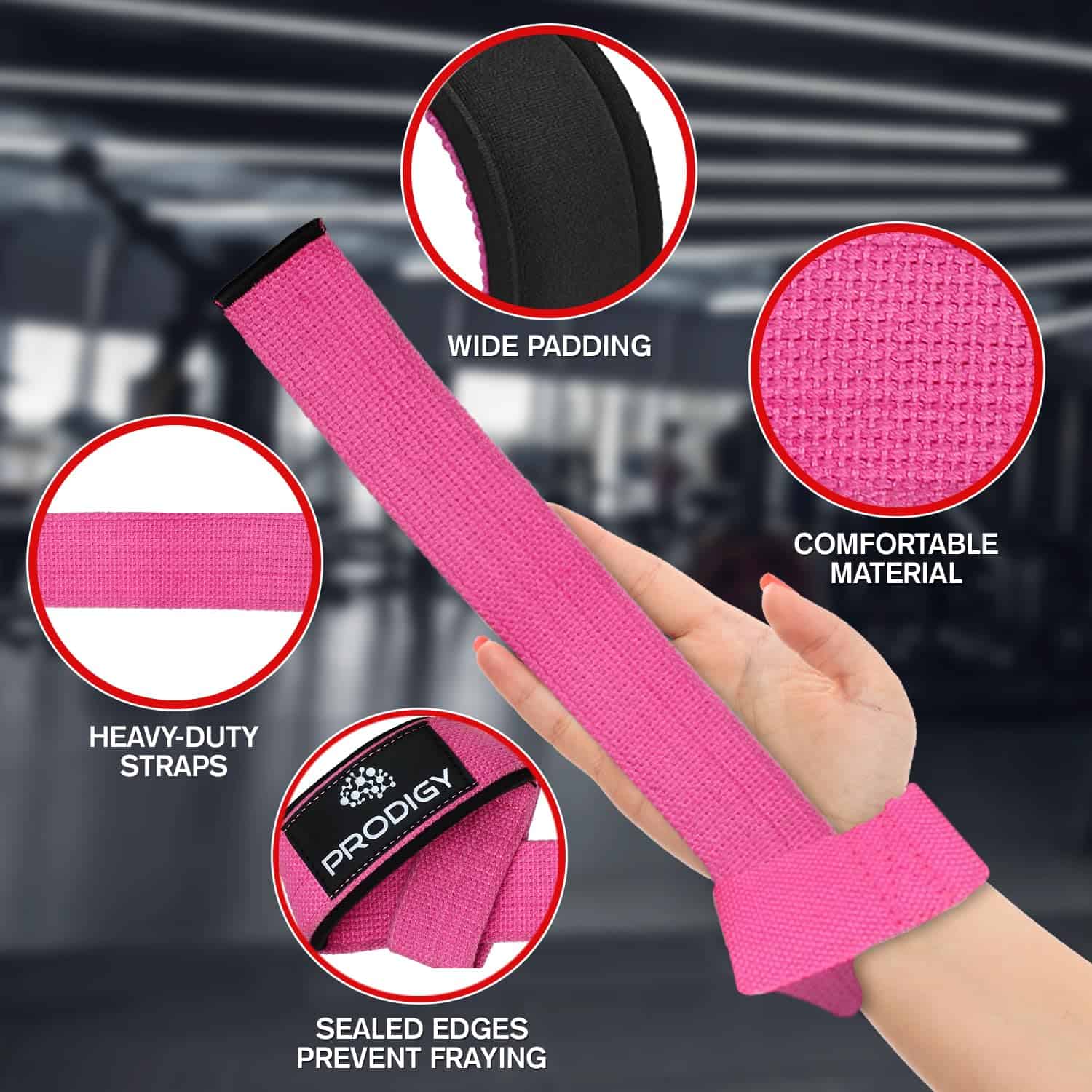Correas de muñeca de levantamiento de pesas Premium para - Imagen 5