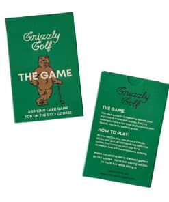 Juego de Cartas de Beber de Golf para Golfistas