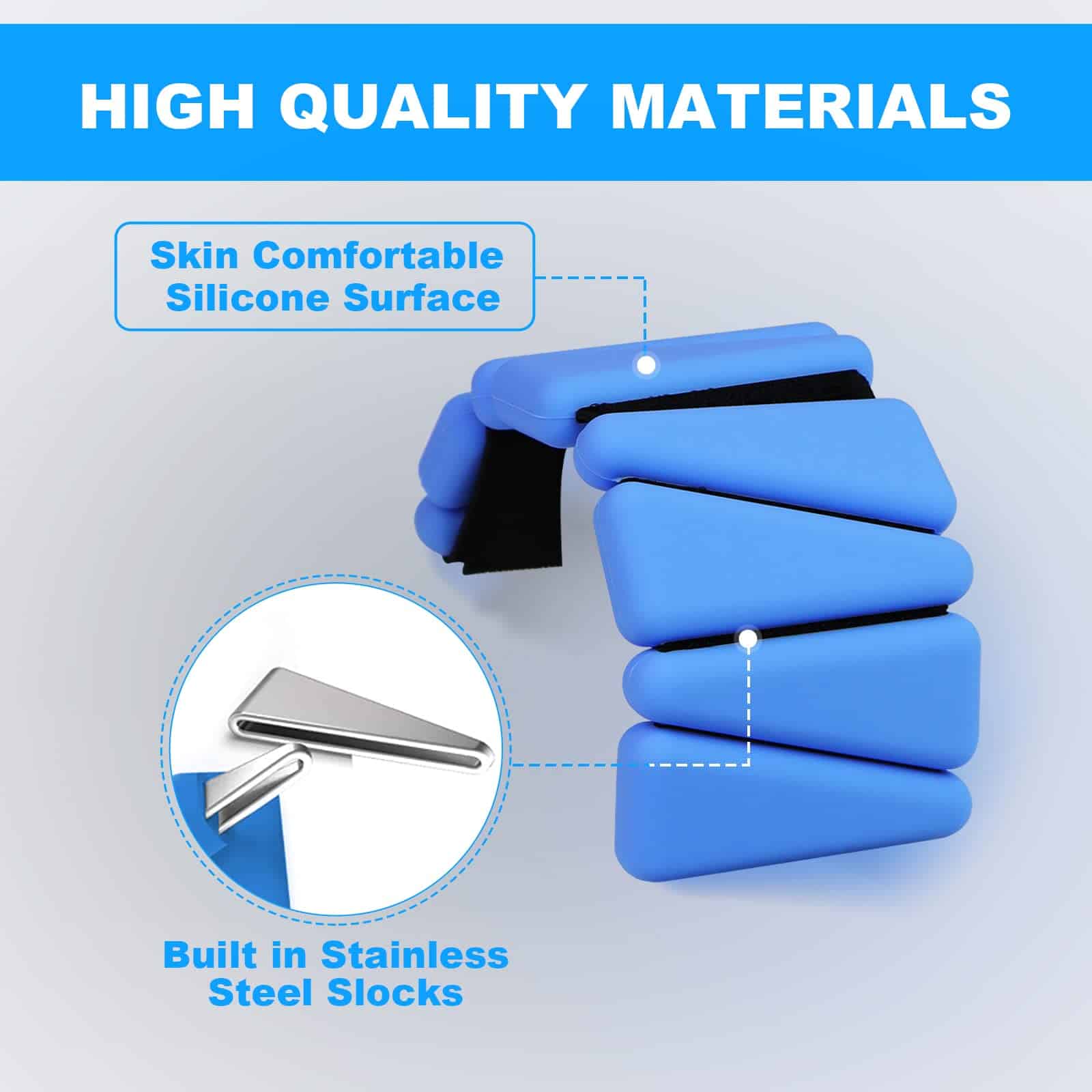 Juego de Pesas para Muñecas Set de 2, Pesas Ajustables de - Imagen 5