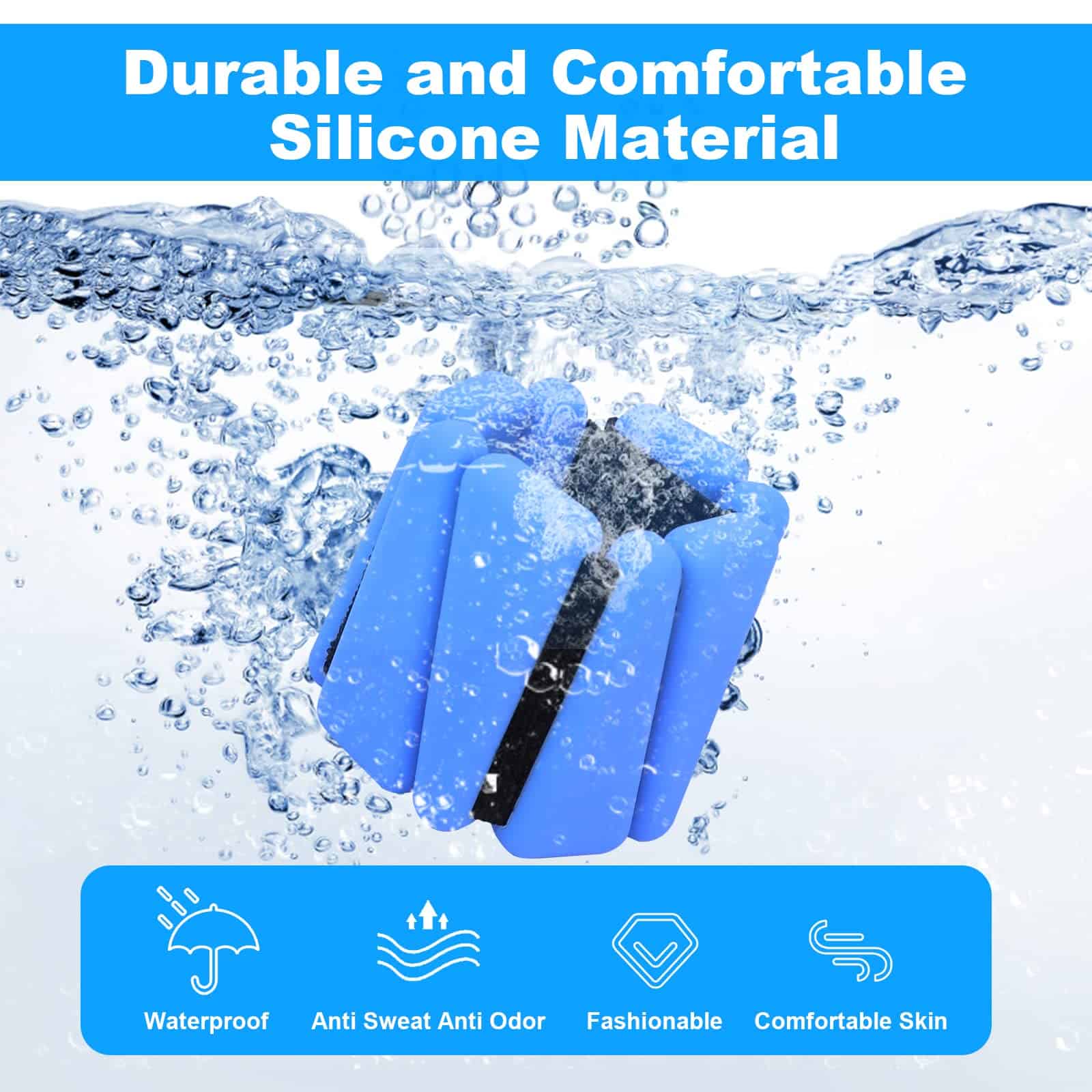 Juego de Pesas para Muñecas Set de 2, Pesas Ajustables de - Imagen 6