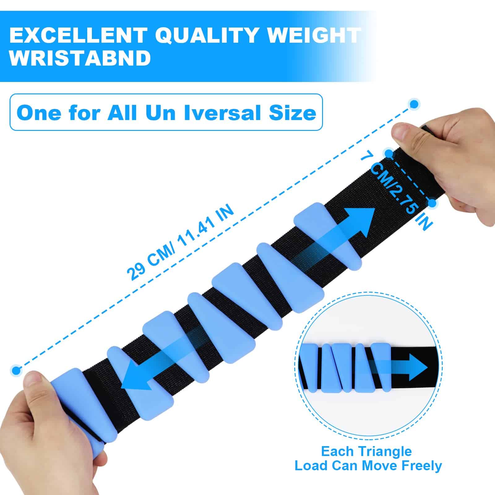 Juego de Pesas para Muñecas Set de 2, Pesas Ajustables de - Imagen 3