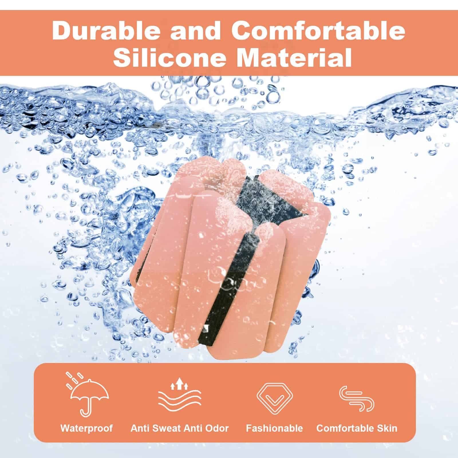 Conjunto de Pesas para Muñeca Ajustables, 2 unidades, Pesas - Imagen 6