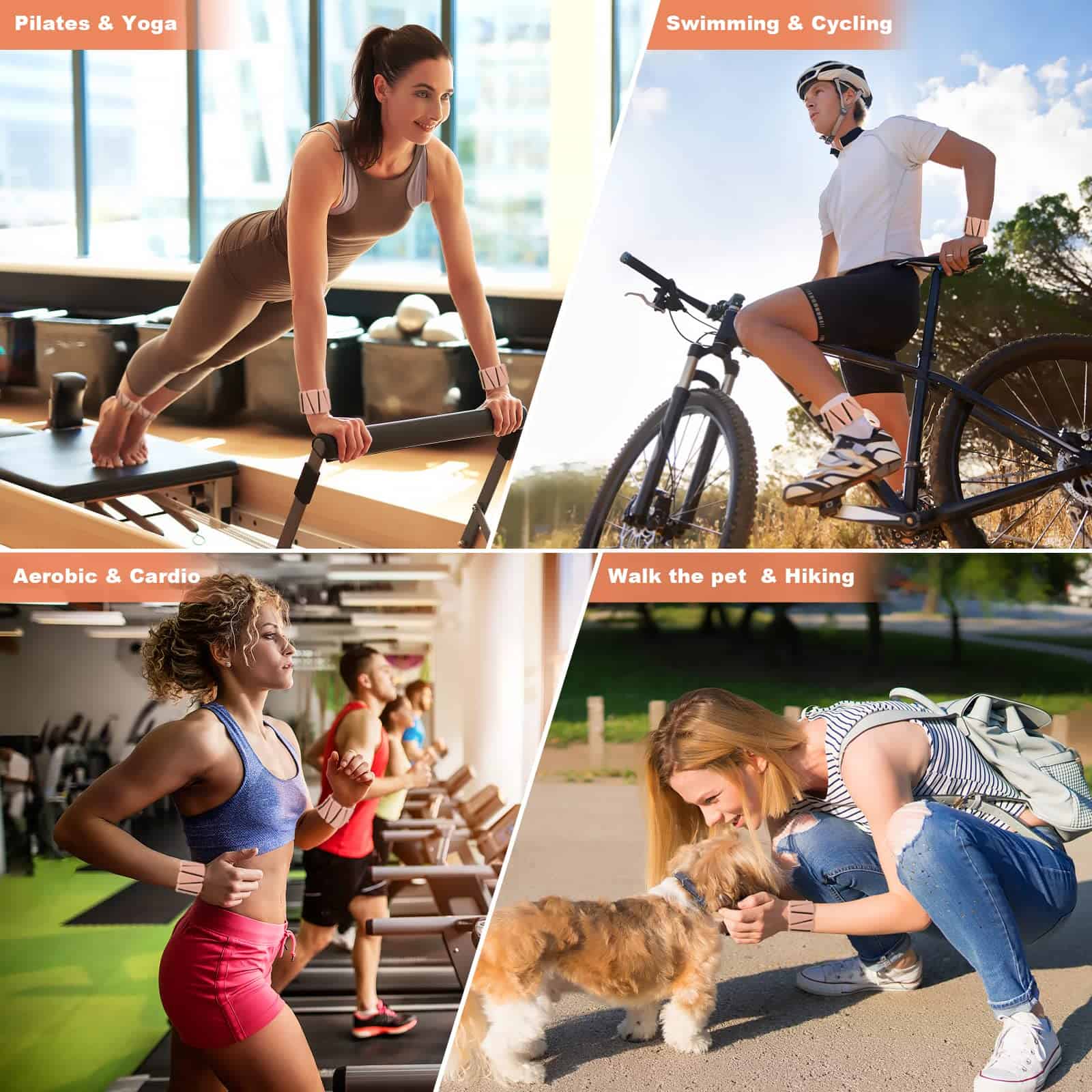 Conjunto de Pesas para Muñeca Ajustables, 2 unidades, Pesas - Imagen 8