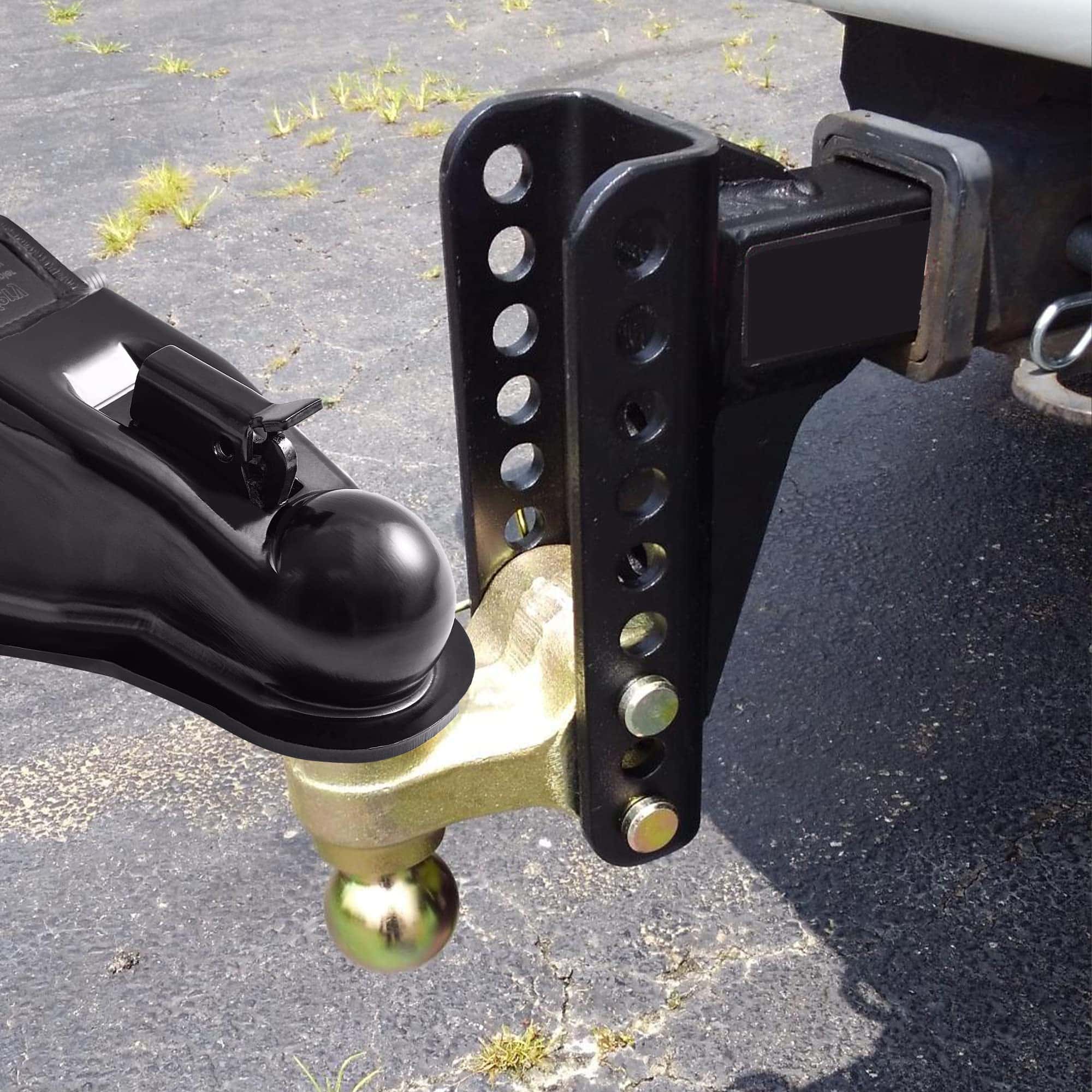 Acoplador de Remolque Ajustable Lonffery con Bola de - Imagen 8