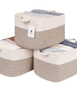 Canasta Tejida Mediana y Grande con Asa, Usado para