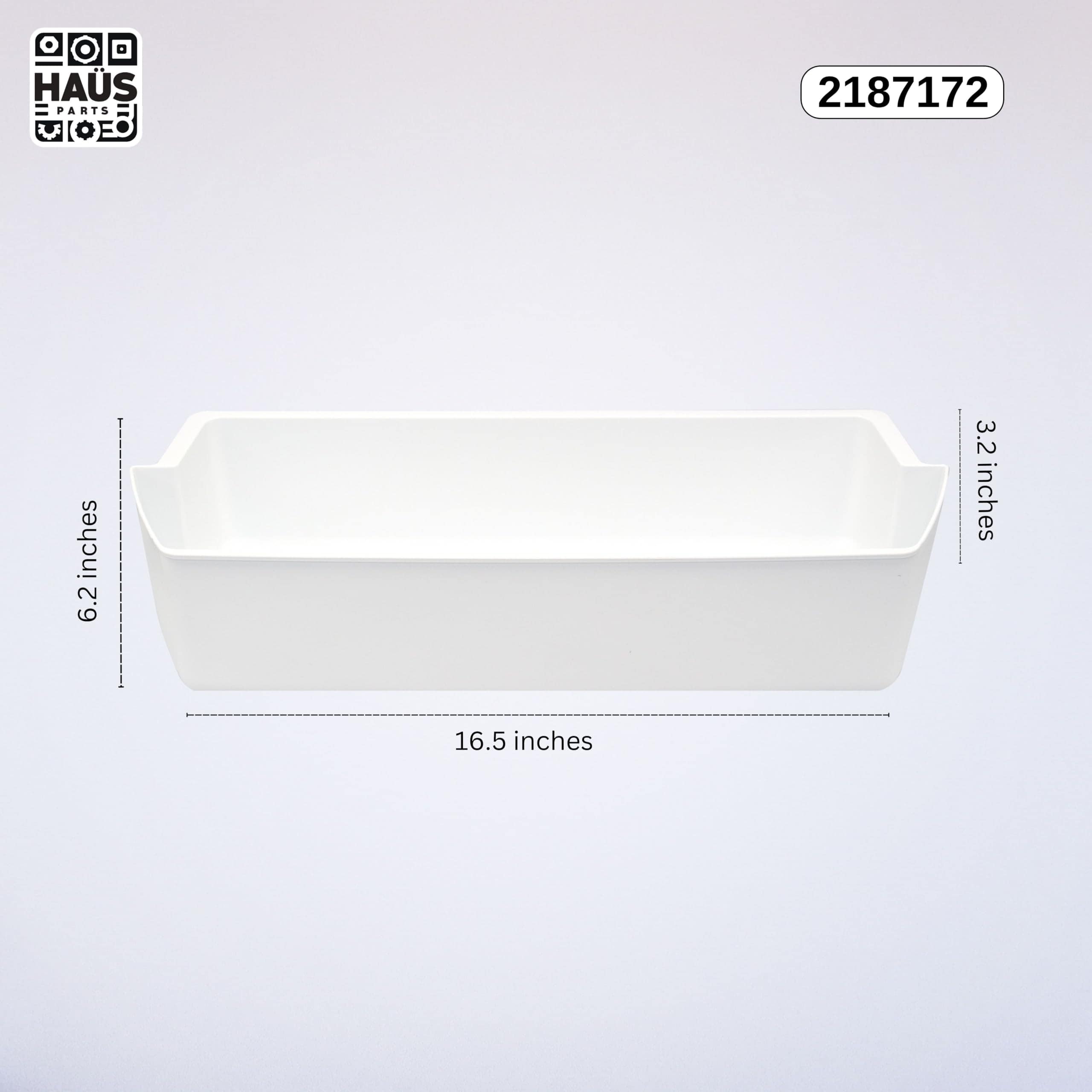 HA'S PARTS WP2187172 2187172 Bandeja de estante de puerta - Imagen 3