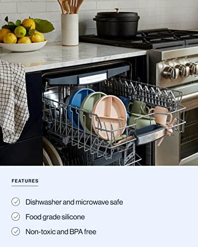 Set de Alimentación para Bebés de Silicona Lalo -Arándano - Imagen 5