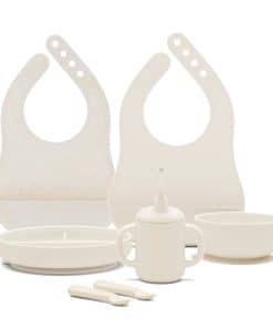 Set de alimentación para bebé de silicona Lalo First Bites