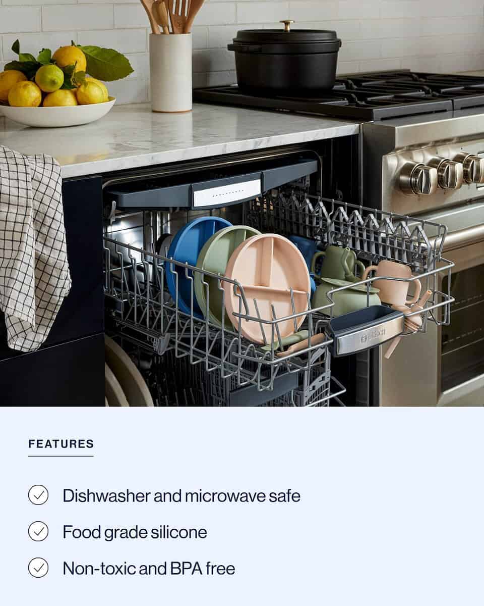 Set de Alimentación de Bebé de Silicona Lalo First Bites - - Imagen 5