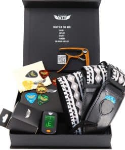 Caja de Regalo de Accesorios para Guitarra -black & white