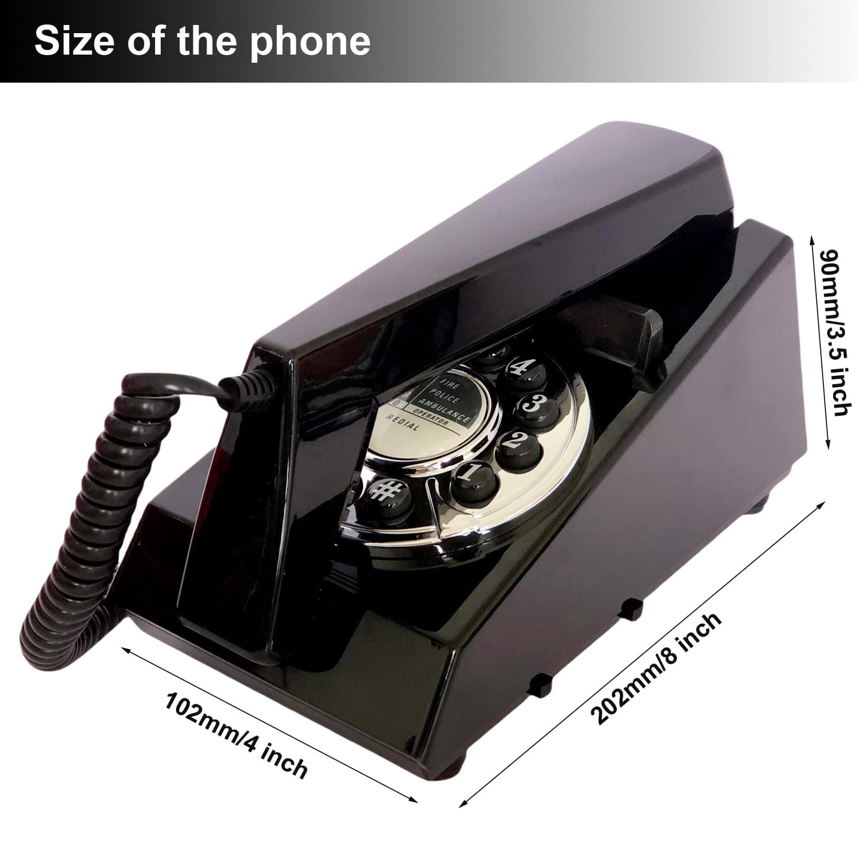 Teléfonos de Pared Vintage para el Hogar, Teléfono de Pared - Imagen 9