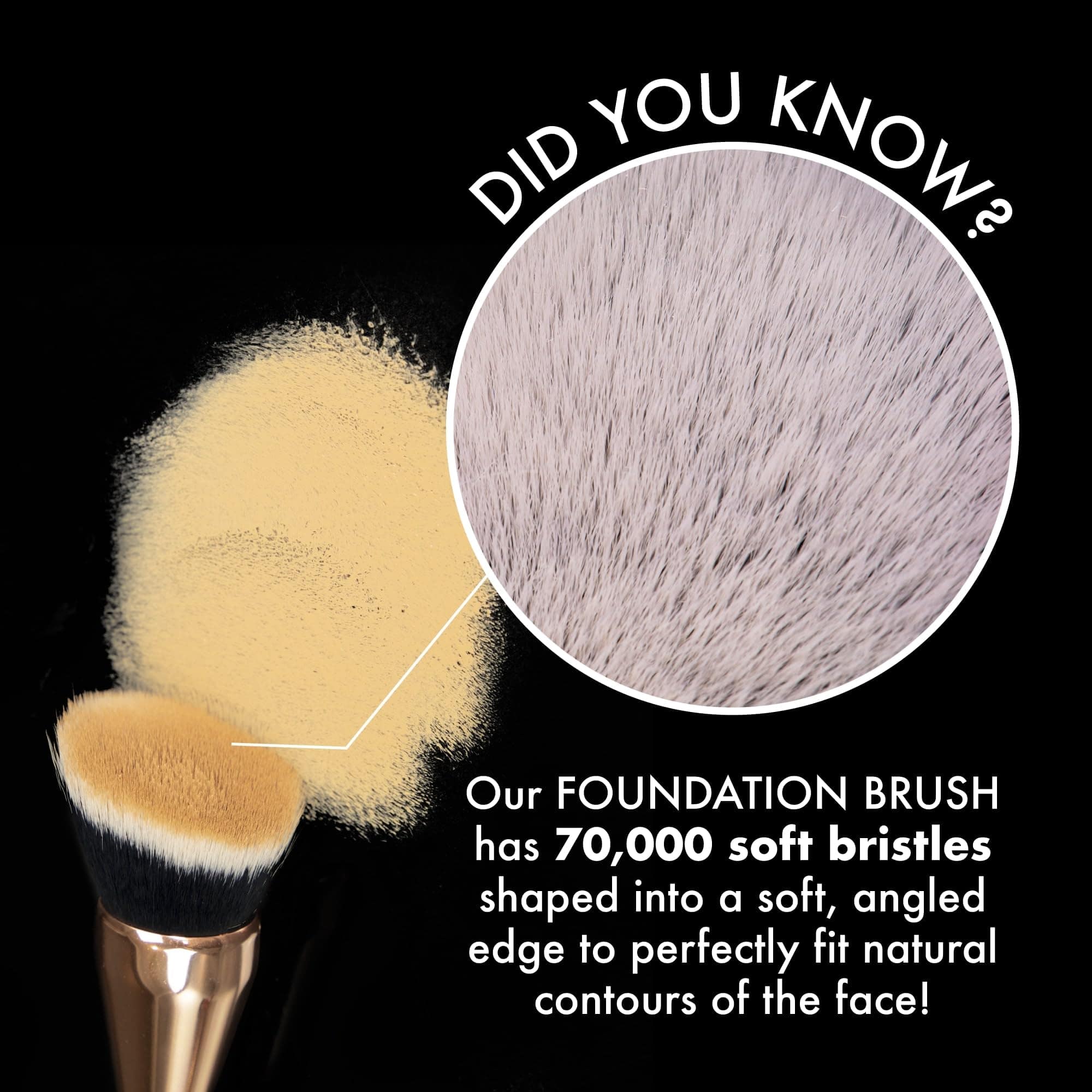 Brocha de maquillaje YENSA Skin On Skin Flawless Blending - - Imagen 5