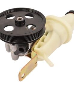 Bomba de dirección asistida con depósito y polea de