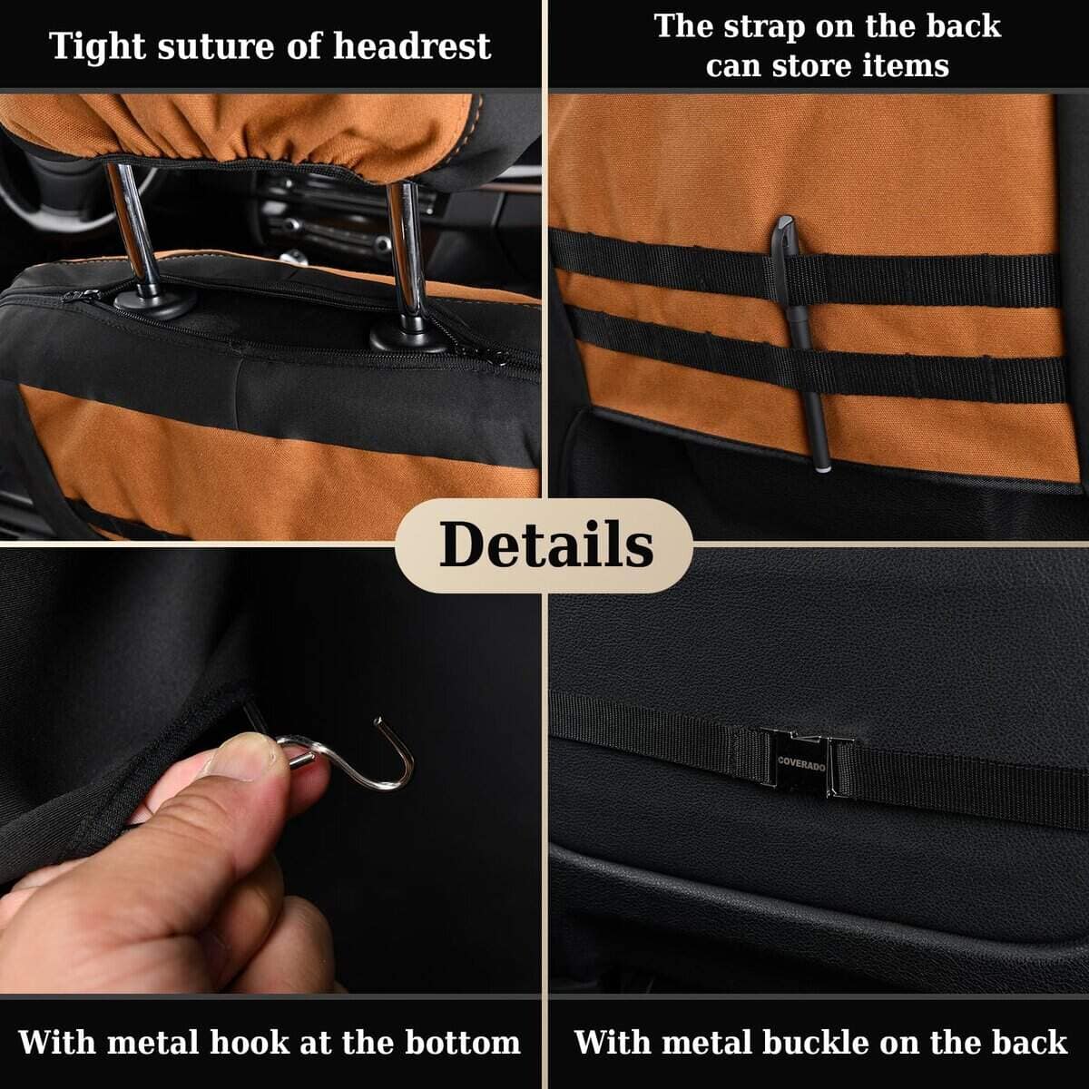 Cubierta para asientos delanteros Coverado, Fundas - Imagen 5