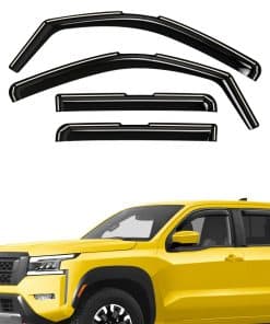 Deflectores de Ventana Extra Duraderos en -NEGRO