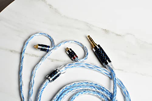 Cable de Upgrade de Cobre Plateado Senlee para Auriculares, - Imagen 5