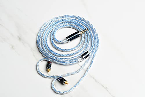 Cable de Upgrade de Cobre Plateado Senlee para Auriculares, - Imagen 3