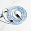 Cable de Upgrade de Cobre Plateado Senlee para Auriculares,