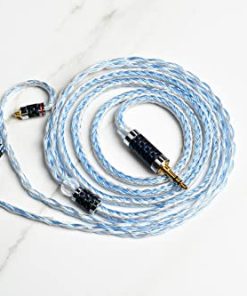 Cable de Upgrade de Cobre Plateado Senlee para Auriculares,