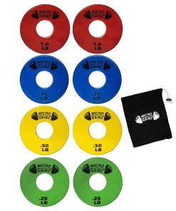 Micro Gainz Juego de 8 Placas de Peso Fraccionadas Estándar