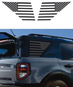 Decalcomanías de bandera estadounidense precortadas para